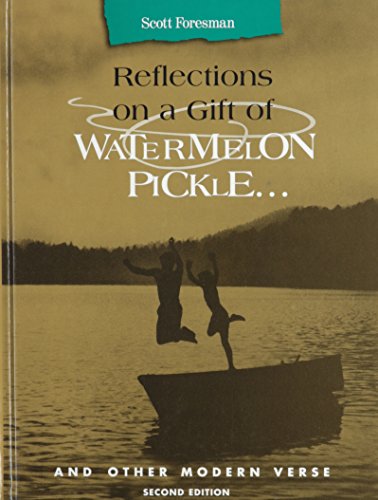 Reflections on a gift of watermelon pickle : And other modern verse