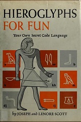 Hieroglyphs for fun; your own secret code language