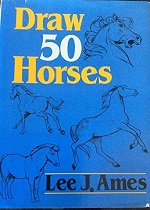 Draw 50 horses