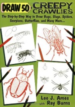 Draw 50 creepy crawlies