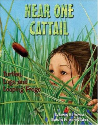 Near one cattail : turtles, logs and leaping frogs