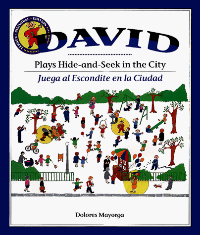 David plays hide-and-seek in the city = David juega al escondite en la ciudad