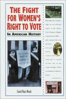 The fight for women's right to vote in American history.