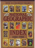 National Geographic index, 1888-1988.