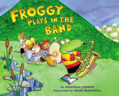 Froggy plays in the band