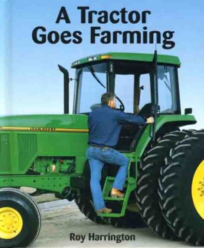 A tractor goes farming