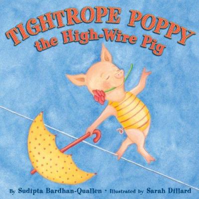Tightrope Poppy the high wire pig