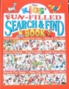 The kids' fun filled search and find book.