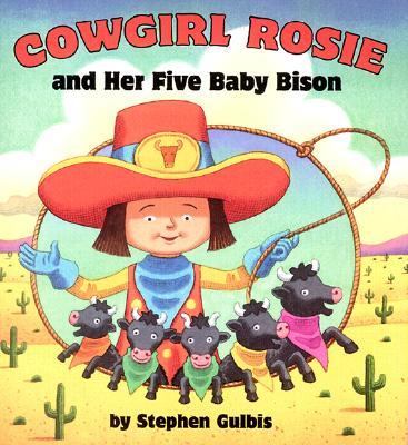 Cowgirl Rosie and her five baby bison