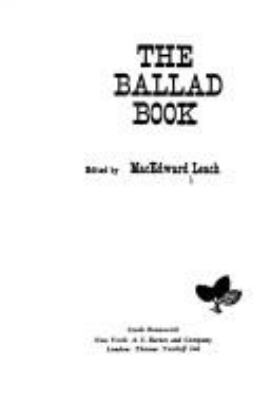 The ballad book.