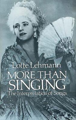 More than singing : the interpretation of songs