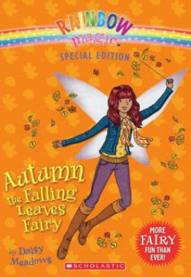 Autumn the falling leaves fairy.