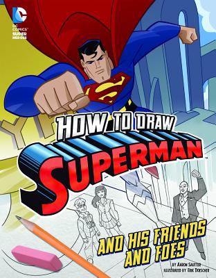 How to draw Superman and his friends and foes