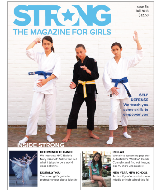 Strong, the magazine for girls.