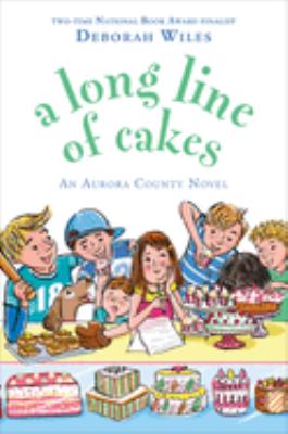 A long line of cakes