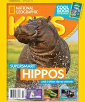 National Geographic Kids: magazine : super smart hippos