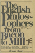 The English philosophers from Bacon to Mill