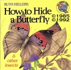 How to hide a butterfly & other insects