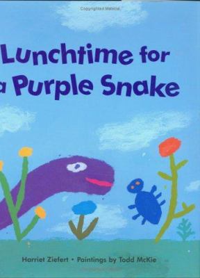 Lunchtime for a purple snake