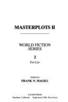 Masterplots II. World fiction series /