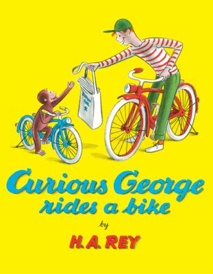 Curious George rides a bike